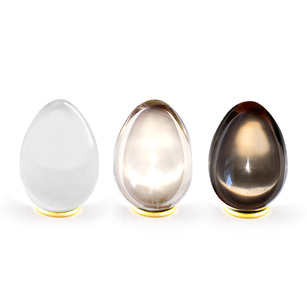 Quartz Trinity Yoni Egg Set