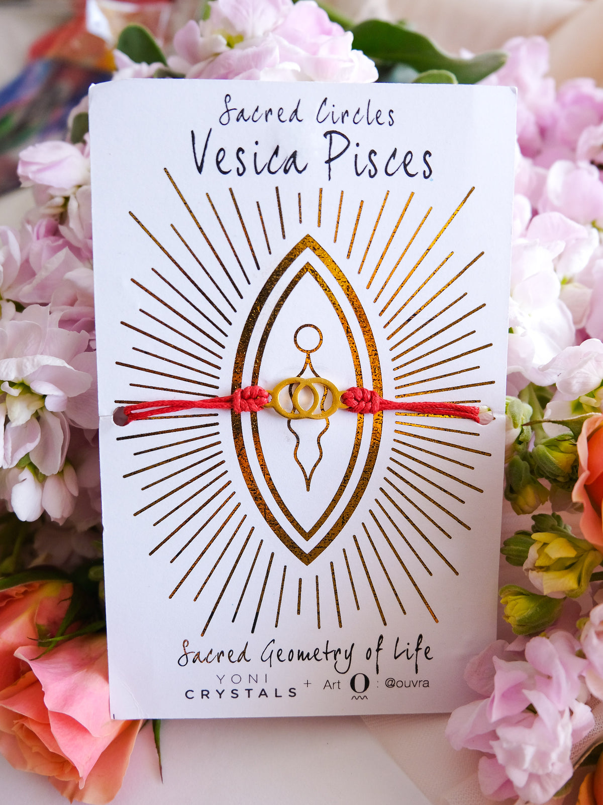 Vesica Pisces ~ Gold-Plated Bracelet